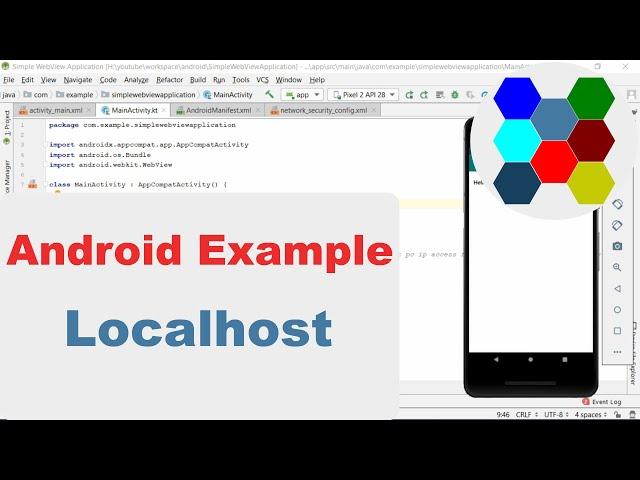 Connect To Localhost With Android Webview - Beginner Example