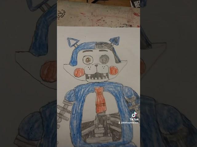 I DREW WITHERED CANDY FROM FNAC2!!! #fnaf #art #fnafart #drawing #fnafdrawing