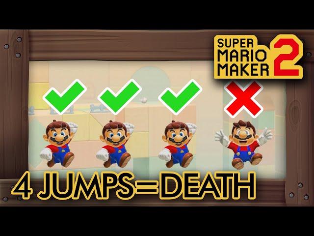 Super Mario Maker 2 - If You Jump 4 Times You Die [3D]