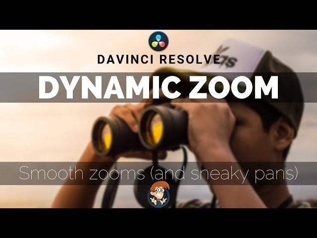 Smooth Zooms and Pans with Dynamic Zoom - DaVinci Resolve 15 - 5 Minute Friday #6