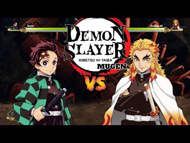 Tanjiro kamado Vs Kyojuro Rengoku | Demon Slayer Mugen