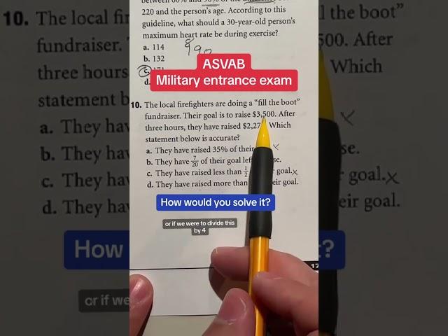 ASVAB Arithmetic Reasoning #10 explained