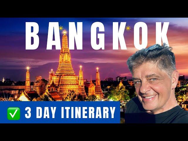 Bangkok 2025 Travel guide • 3 day itinerary to Bangkok Canals, shopping, temples, Chinatown