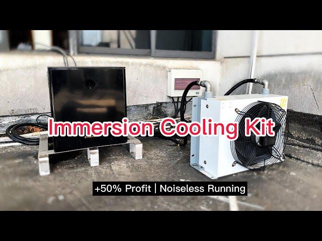 Immersion Cooling Kit Smart Mining Overclocking At Home With Antminers S19 WhatsMiner #bitcoin #btc