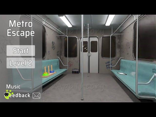 Metro Escape Level 1 &  2 (Isotronic CrazyGames) Full Walkthrough
