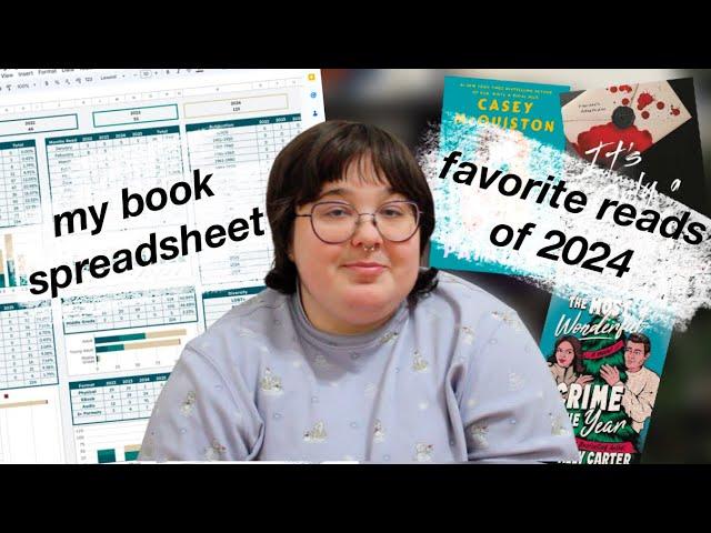 My Reading Log Spreadsheet & Top Books of 2024