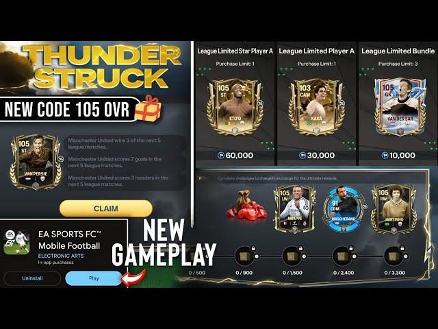 ENTER FC MOBILE TO GET THE BEST FREE GIFT!! THUNDERSTRUCK EVENT GUIDE & LEAGUE UPDATE FC MOBILE 25!