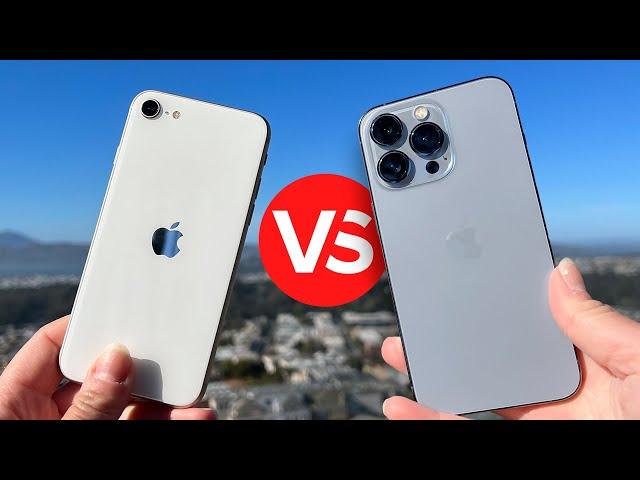 iPhone SE (2022) vs. iPhone 13 Pro Camera Comparison