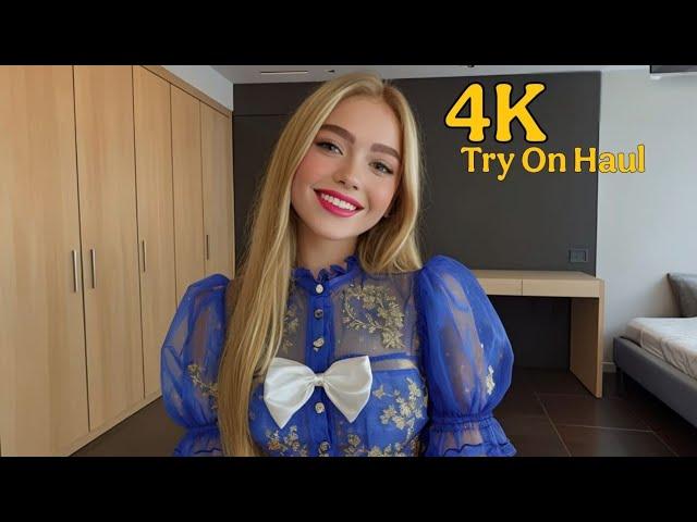 4K Transparent Lingerie | Try On Haul See Everything | See Through | Transparent Haul Try On New