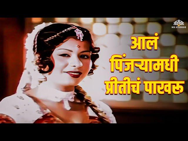 आलं पिंजऱ्यामधी प्रीतीचं पाखरू | Satichi Punyai | Old Marathi Songs