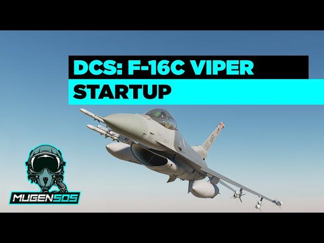 DCS World: F-16 Viper - Startup- DCS Tutorials in Deutsch