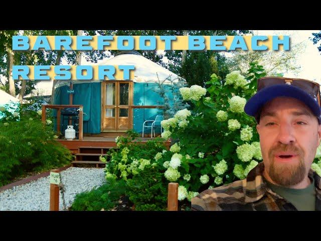 We Stayed in a Yurt at Barefoot Beach Resort, Penticton BC 