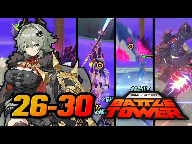 The suffering starts now (Caesar is the GOAT) Simulated Battle Tower Stage 26-30 | Zenless Zone Zero