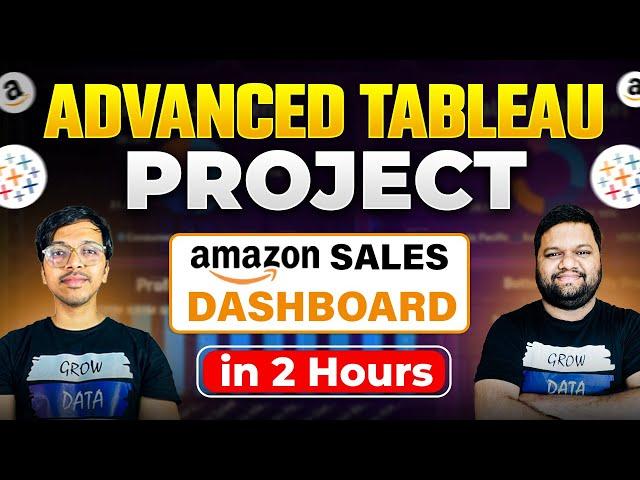 Complete TABLEAU Project in 2 HoursAmazon Sales Dashboard | Full Tutorial