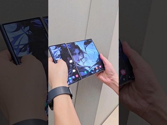Samsung releases the three-fold Samsung Master XT ahead of HuaweiZFold6 three-fold digital  #shorts