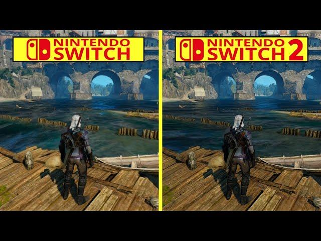 The Witcher 3 Nintendo Switch vs Switch 2 Graphics Comparison