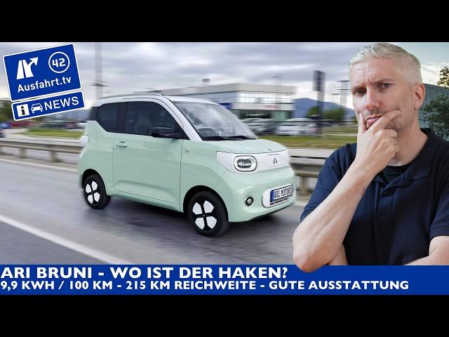 ARI BRUNI: Elektro Kleinwagen mit geringem Verbrauch und einer Reichweite von 215 km - Haken?