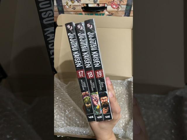 Unboxing Jujutsu Kaisen Manga Vol. 17 - 19