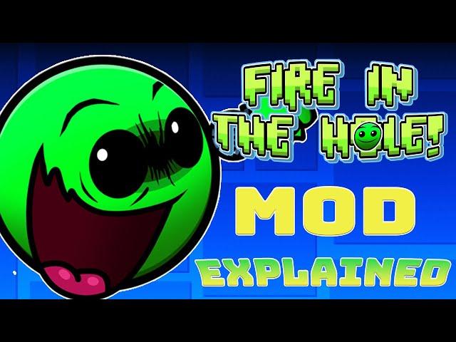 Fire In The Hole Lobotomy Geometry Dash 2 2 mod explained in fnf