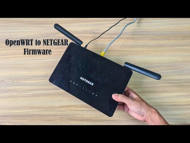 Как вернуть NETGEAR из OpenWRT