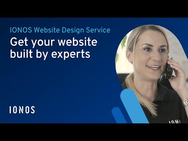 Get your website built by experts | IONOS Website Design Service