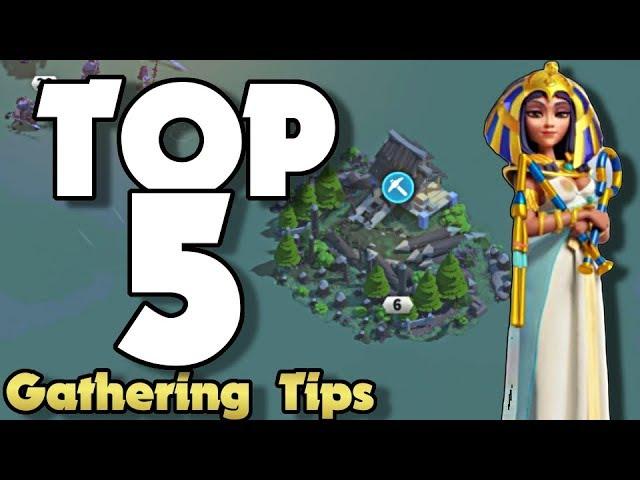 TOP 5 Tips to be the BEST Gatherer in your Kingdom | Rise of Kingdoms