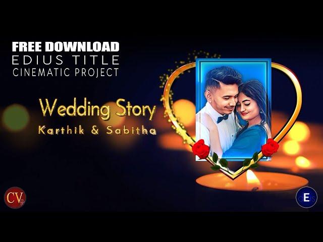 edius title project free download 2023 | Golden Love |