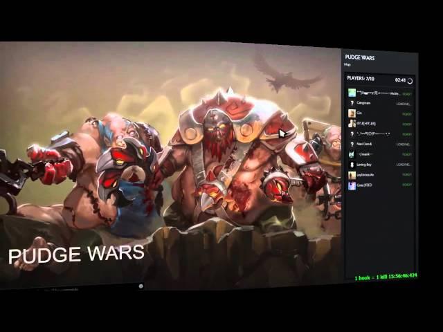 Pudge Wars  1 hook = 1 kill