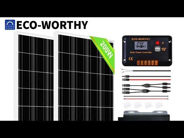 Eco-Worthy 200w Solar Kit Off-Grid