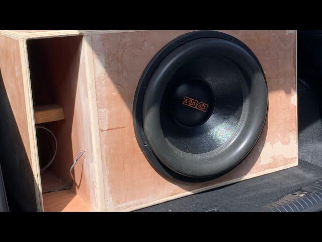 New Subwoofer Enclosure - JBL Charge 4 POWERING 18” SUBWOOFER?