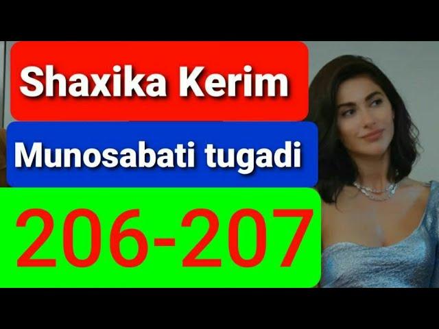 Qora Niyat 206-207 qism uzbek tilida turk filim кора ният 206-207 кисм