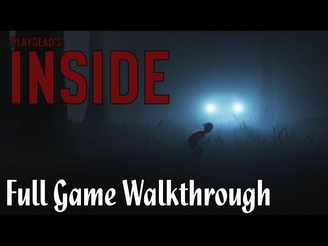 Inside Full Game Walkthrough No Commentary (All Secrets + Both Endings) [1080p HD] Xbox One Gameplay