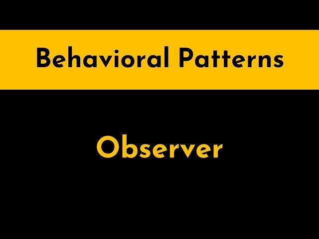 The Observer Pattern Explained and Implemented in Java | Behavioral Design Patterns | Geekific