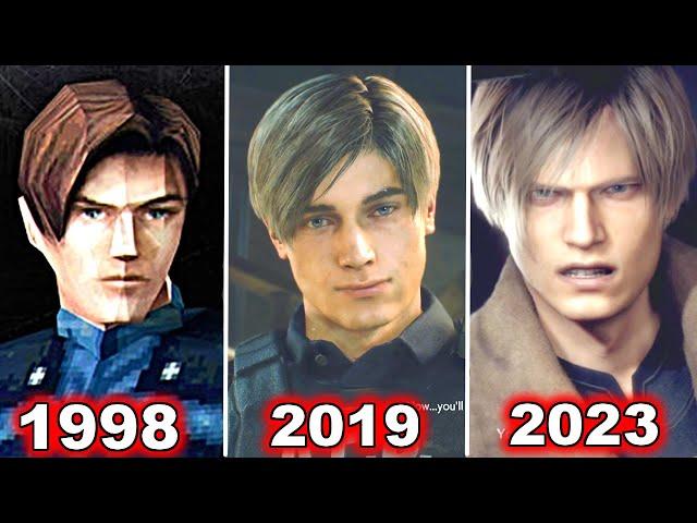 Evolution OF Leon Kennedy IN Resident Evil Games From (1998 - 2023)