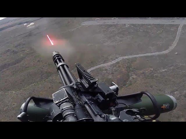 US Marines Firing The Powerful GAU-21 Machine Gun & M134 Minigun - Close Air Support Trainings