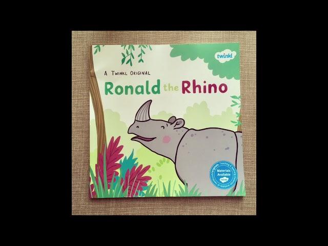 Bedtime Story: Ronald the Rhino