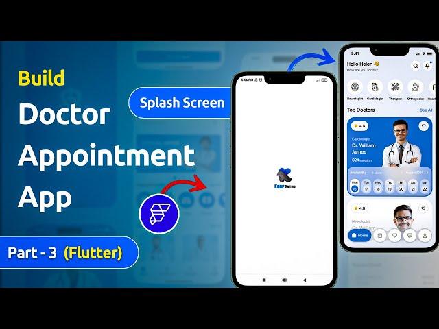 Flutter: Splash Screen for Doctor Appointment App (Hindi Tuitorial) Part 3