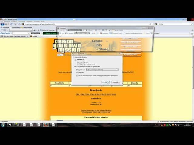 GTA san andreas - Come installare DYOM ( design your own mission v6.1/v7.0.2 )