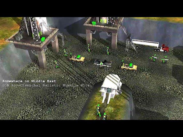 Command & Conquer Generals Zero Hour - Custom Mission - United Faction Campaign Mission 1 Liberation