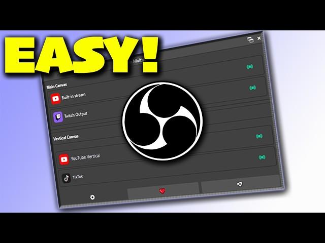 New EASY Multi streaming OBS Tool FREE!