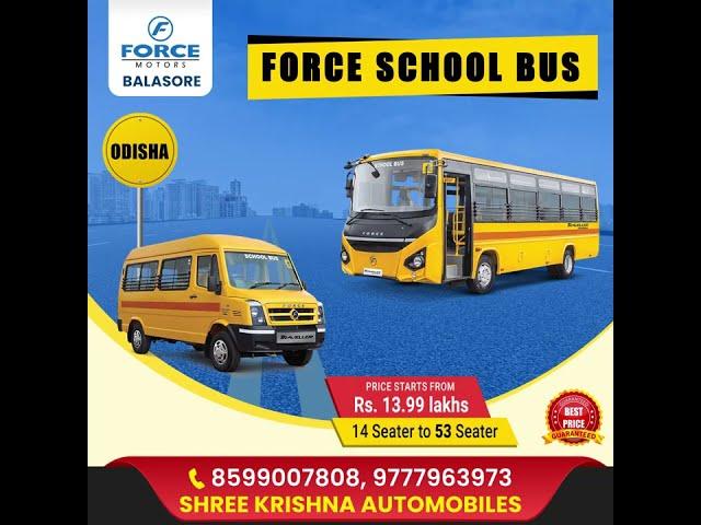 FORCE MOTORS SCHOOL BUS   | Balasore