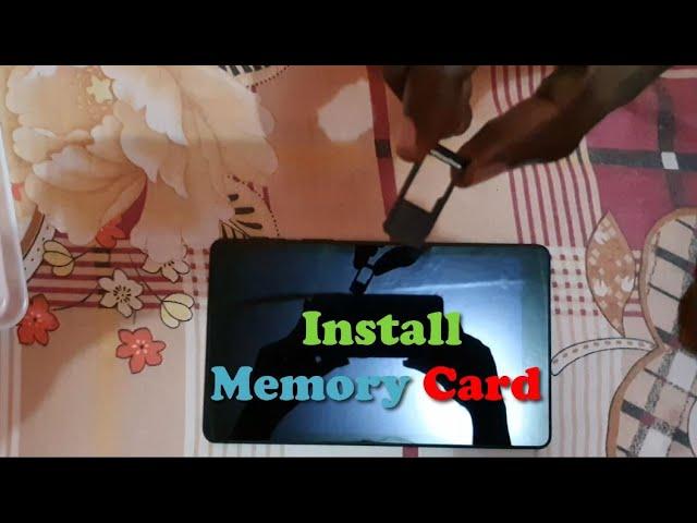 How to Install Memory Card in Galaxy Tab A