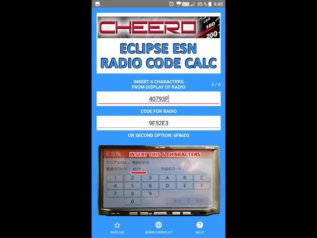 RADIO CODE FOR JAPANESE CAR RADIO ECLIPSE ESN NAVIGATION - UNLOCK CODE FOR CAR DVD NAVIGATION UNITS