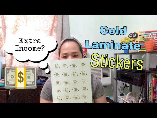 HOW TO LAMINATE STICKERS | COLD LAMINATING PROCESS