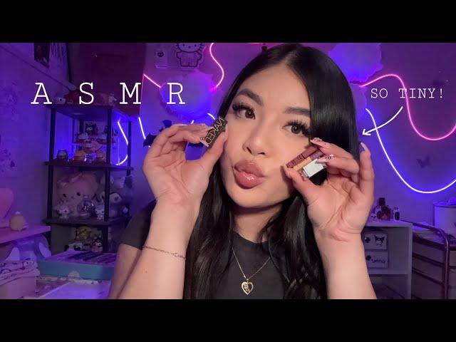 ASMR | Doing Your Makeup With The World’s Tiniest Makeup (personal attention & mouth sounds)