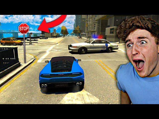 Playing GTA 4 Without BREAKING ANY LAWS! (Mods)