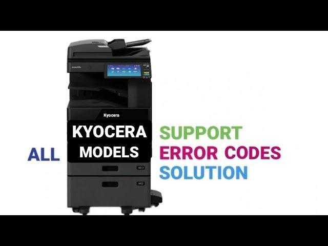 ALL KYOCERA ERROR FAULT CODES DESCRIPTION SOLUTION FIX