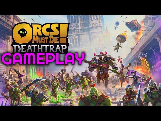 Orcs Must Die! Deathtrap Gameplay (PC)