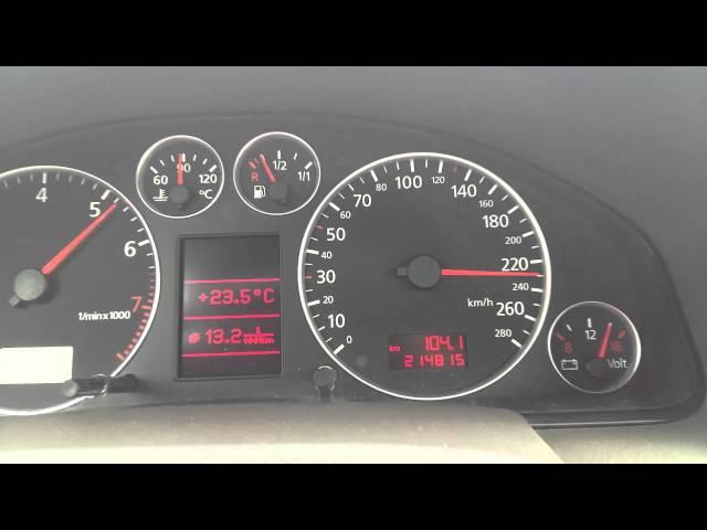 Audi A6 Avant 4b 2,7 Biturbo....no top speed....only test drive ...software