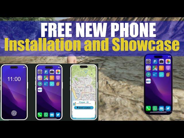 QBCore New iPhone  Script FREE  | Installation and Showcase | Free FiveM Script